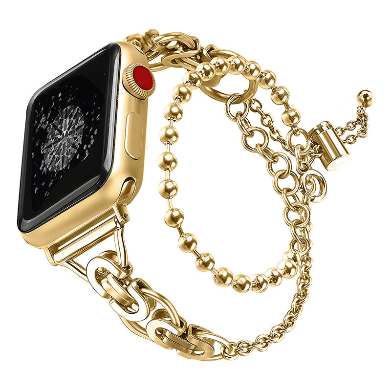 For Apple Watch Ultra 2 49mm Series 9 45mm SE (2023) 44mm Ultra 49mm Series 8 45mm 7 45mm 4 5 6 SE 44mm SE (2022) 44mm 1 2 3 42mm Watch Band Adjustable Stretch Jewelry Wristband Stainless Steel Watch Strap for Women Girls For Apple Watch Ultra 2 49mm Series 9 45mm SE (2023) 44mm Ultra 49mm Series 8 45mm 7 45mm 4 5 6 SE 44mm SE (2022) 44mm 1 2 3 42mm Watch Band Adjustable Stretch Jewelry Wristband Stainless Steel Watch Strap for Women Girls